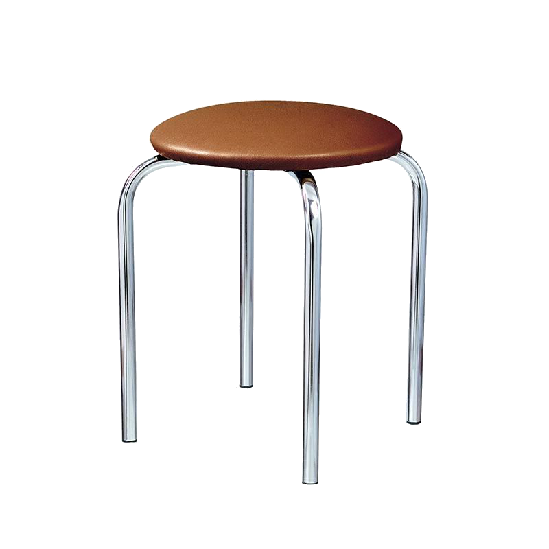 Табуретка NOWY STYL (CHICO chrome (BOX-4)) металева, хромовані ніжки, 470мм